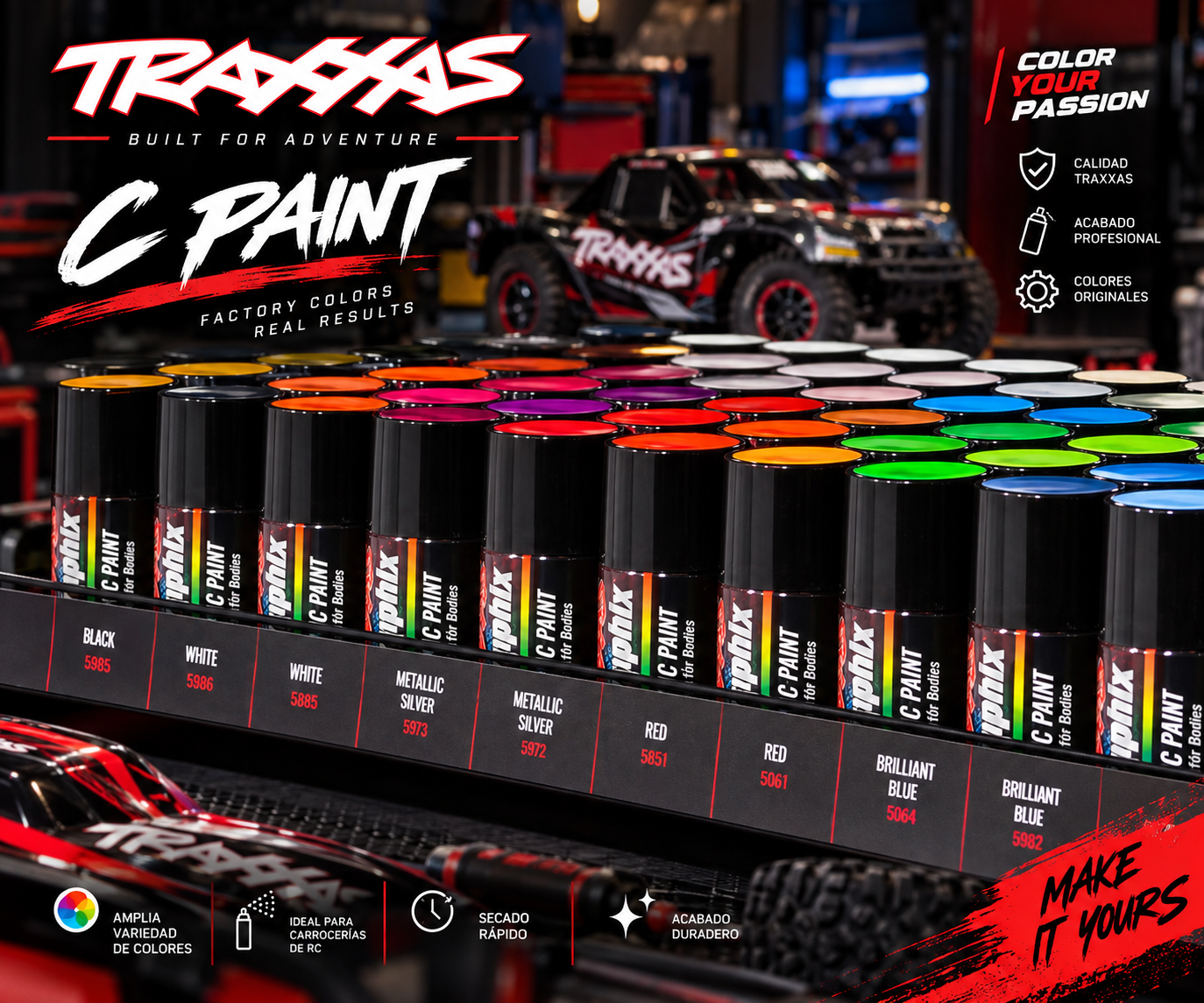 Pintura en Spray, varios colores